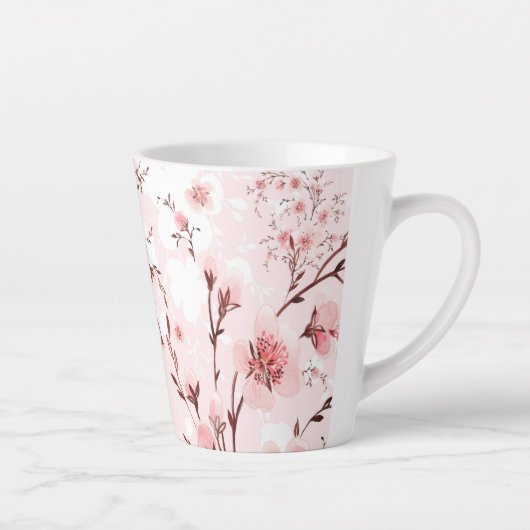 桜 カフェラテマグ (右)