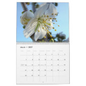 桜 カレンダー りんごの花 梨 桃 (3月 2027)