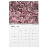 桜 カレンダー りんごの花 梨 桃 (2月 2027)