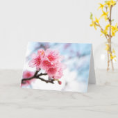 桜 カード (黄色い花)