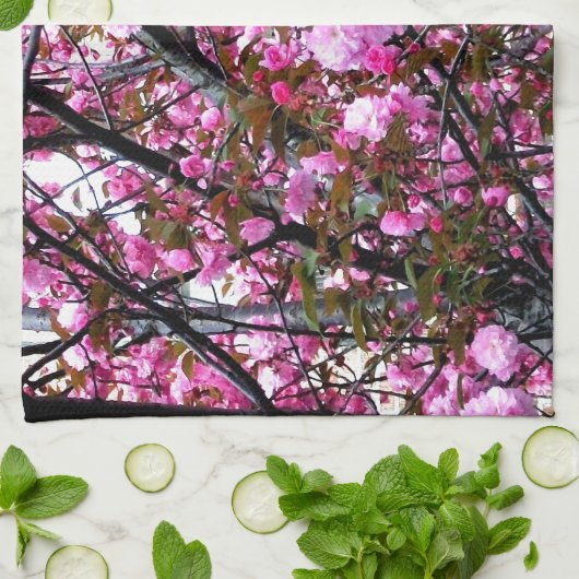 桜 キッチンタオル (折り畳み)