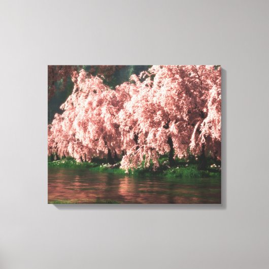 桜 キャンバスプリント (正面)