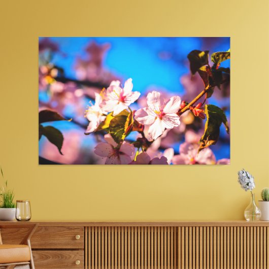 桜 キャンバスプリント (インサイチュ (リビング))