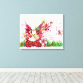 桜 キャンバスプリント (インサイチュ (ウッドフロア))