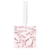 桜 キューブオーナメント (正面)