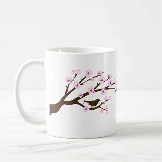 桜 コーヒーマグカップ (左)