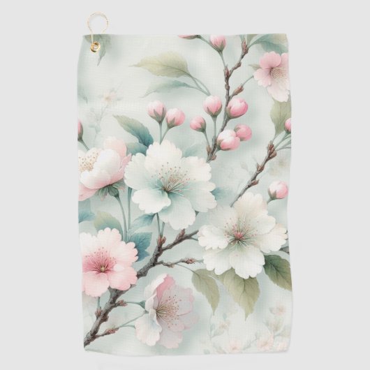 桜 ゴルフタオル (正面)