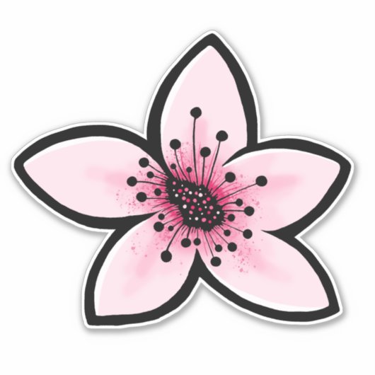 桜 シール (正面)