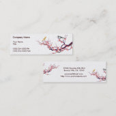 桜 スキニー名刺 (正面/裏面)