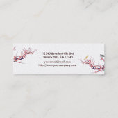 桜 スキニー名刺 (裏面)