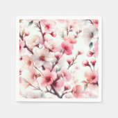 桜 スタンダードカクテルナプキン (正面)