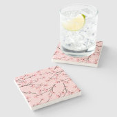 桜 ストーンコースター (横)