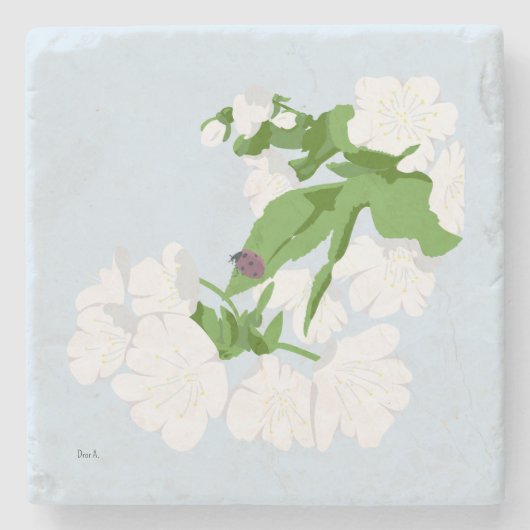 桜 ストーンコースター (正面)