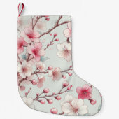 桜 スモールクリスマスストッキング (正面)
