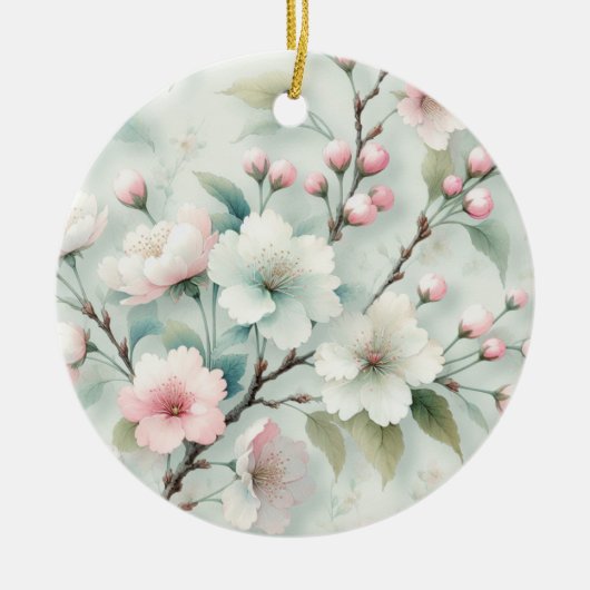 桜 セラミックオーナメント (正面)