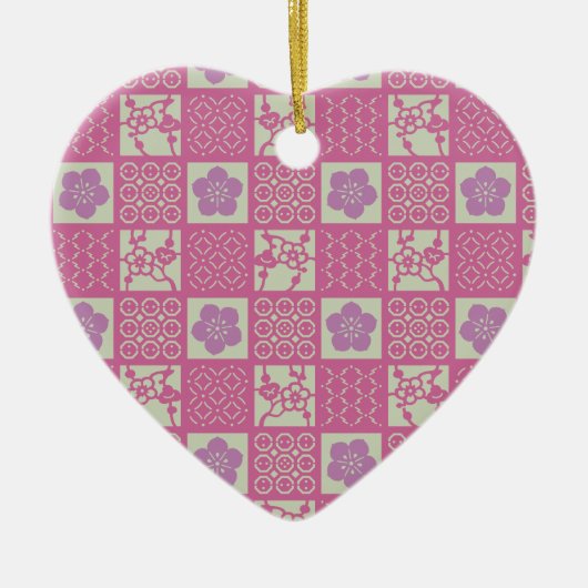 桜 セラミックオーナメント (正面)