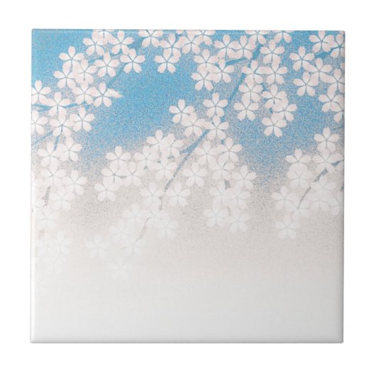 桜 タイル (正面)