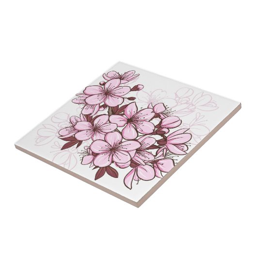 桜 タイル (側面)