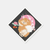 桜 – チャウ – 紙ナプキン スタンダードカクテルナプキン (角)