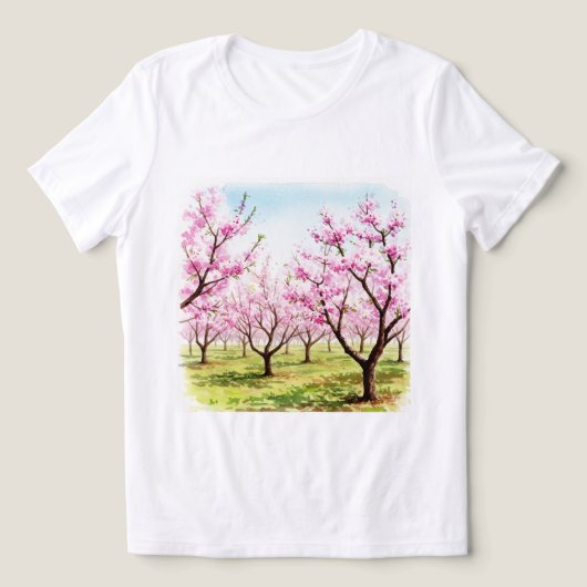 桜 トライブレンドTシャツ (デザイン正面)