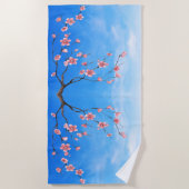 桜 ビーチタオル (正面)