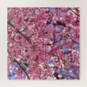 桜 ピンク 桜 空 ジグソーパズル (横)