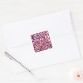 桜 ピンク 桜 空 スクエアシール (封筒)