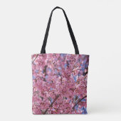 桜 ピンク 桜 空 トートバッグ (裏面)
