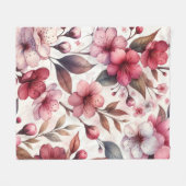 桜 フリースブランケット (正面(横))