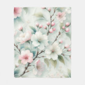 桜 フリースブランケット (正面)