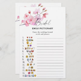 桜-ブライダルシャワー絵文字ゲーム