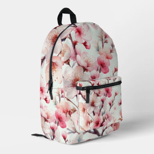 桜 プリントバックパック (裏面左端)