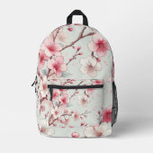 桜 プリントバックパック (正面)