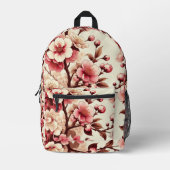 桜 プリントバックパック (正面)