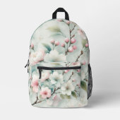 桜 プリントバックパック (正面)