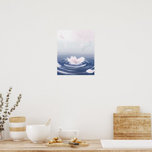 桜 ポスター (キッチン)