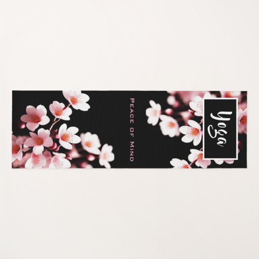 桜 – ヨガマット (正面(横))
