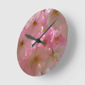 桜 ラウンド壁時計 (傾斜)