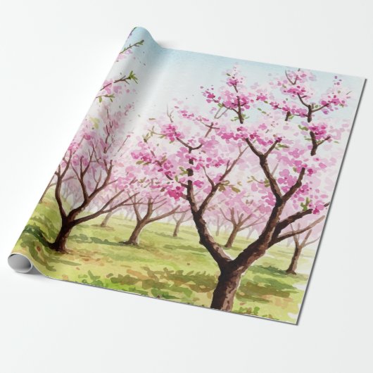 桜 ラッピングペーパー (アンロールド)