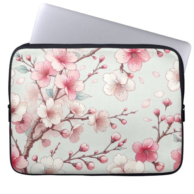 桜 ラップトップスリーブ (正面)