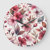 桜 ラージ壁時計 (正面)