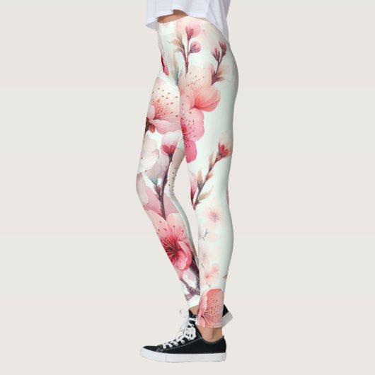 桜 レギンス (左)