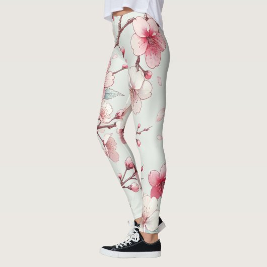 桜 レギンス (左)
