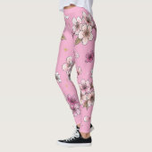 桜 レギンス (左)