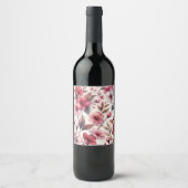 桜 ワインラベル (正面)