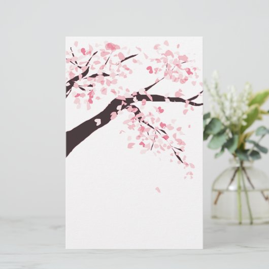 桜 便箋 (スタンド正面)