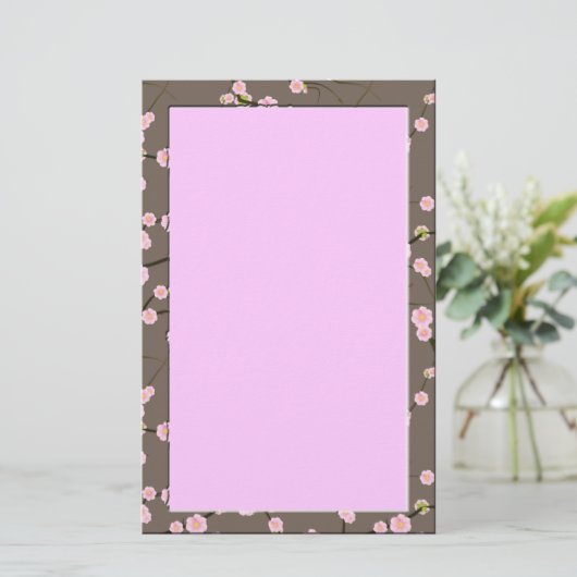 桜 便箋 (スタンド正面)