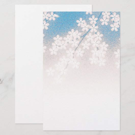 桜 便箋 (正面/裏面)