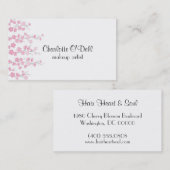 桜 名刺 (正面/裏面)