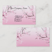 桜 名刺 (正面/裏面)
